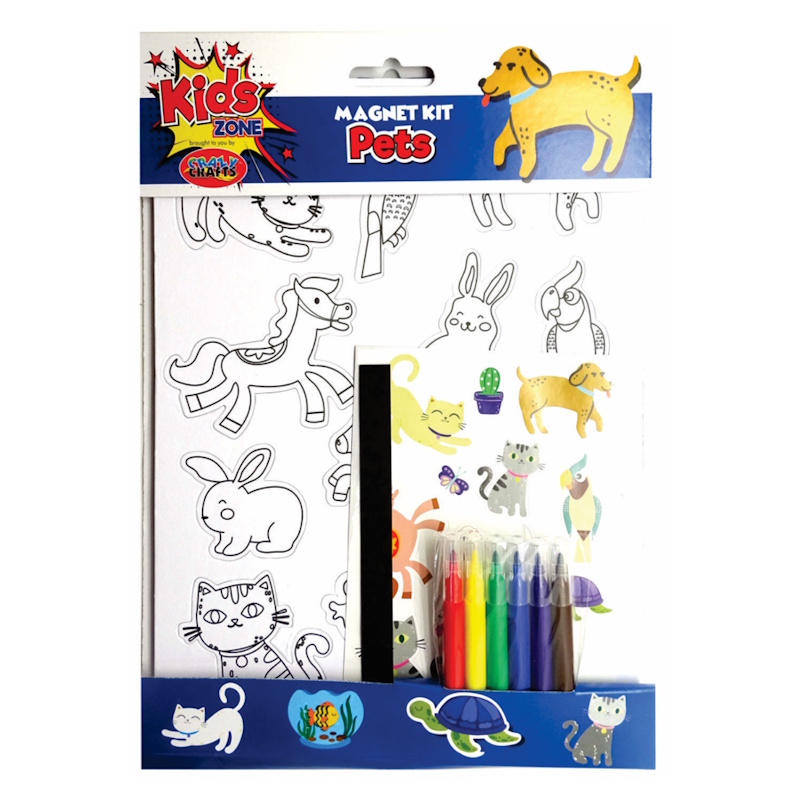 Crazy Craft KidsZone Magnet Kit Pets
