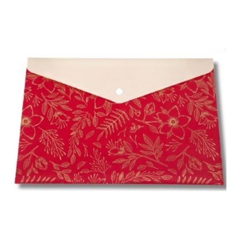 Kenzel Button Envelope A4 (CF2306) (viva magenta)