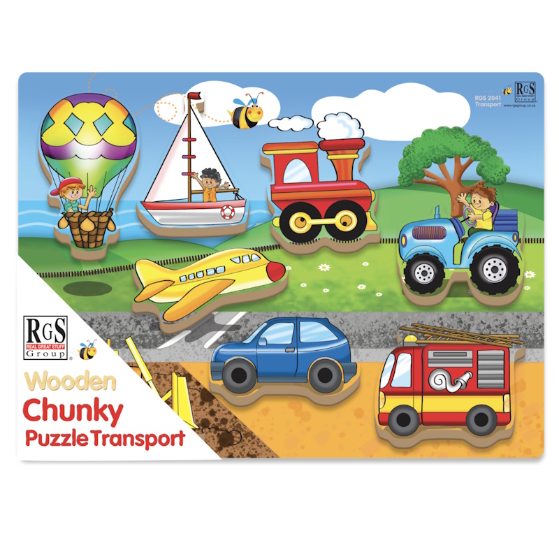 Transport Chunky Puzzle (8 piece)