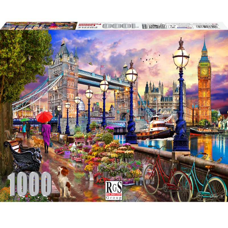 London Promenade Cardboard Puzzle (1000 pieces)