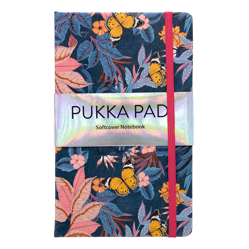 Pukka Bloom Journal A5 (blue) (192 lined cream pages)
