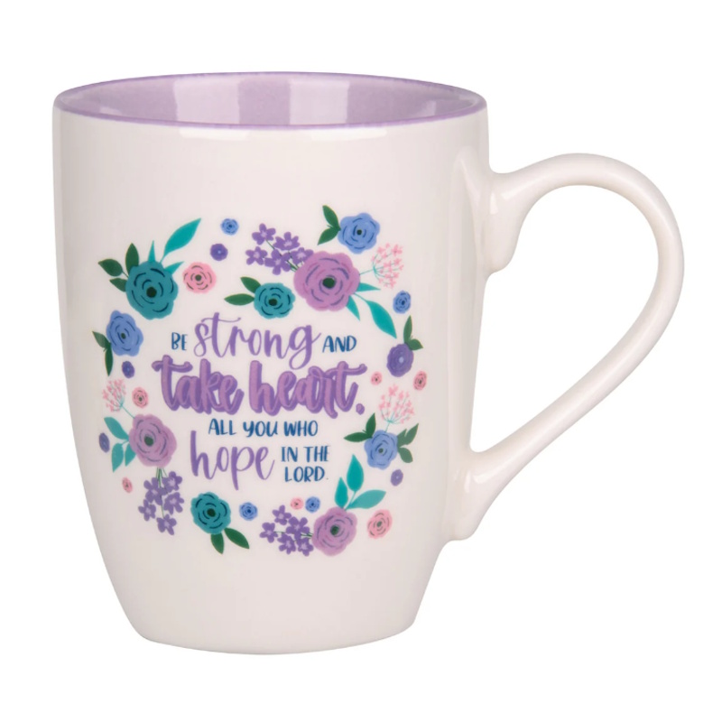 Be Strong and Take Heart Ceramic Mug (MUG1203)