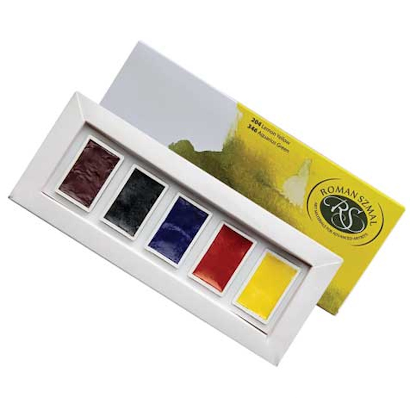 Roman Szmal Watercolour Paint Starter Set of 5