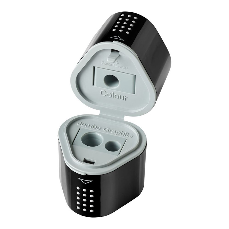 Faber-Castell Trio Sharpening Box Sharpener (black)