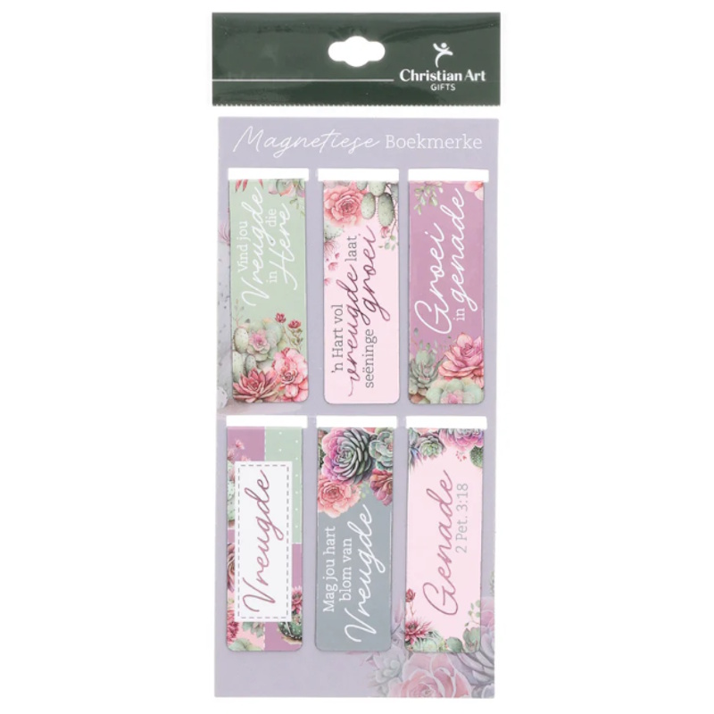 Vind Vreugde Magnetic Page Marker (6) (MGB127)