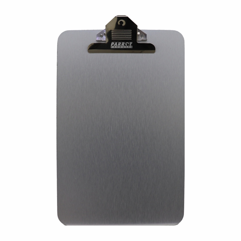 Parrot Brushed Aluminium ACP Clipboard A4