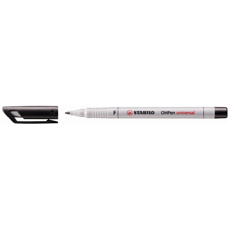 Stabilo OHP Fine Whiteboard Marker (black)