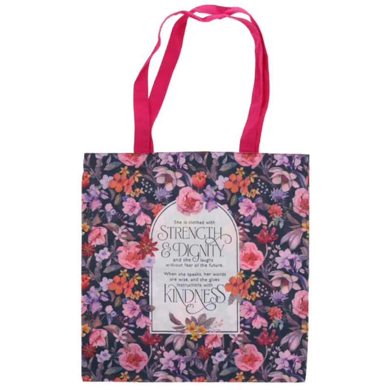 Strength and Dignity Canvas Tote Bag (TOT230)