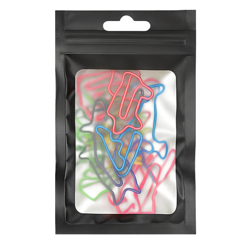 Shaped Coloured Paper Clips (20)