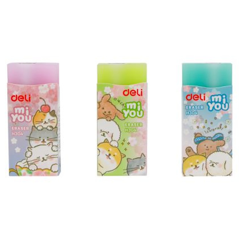 Deli Mi You Eraser Small (each, assorted)