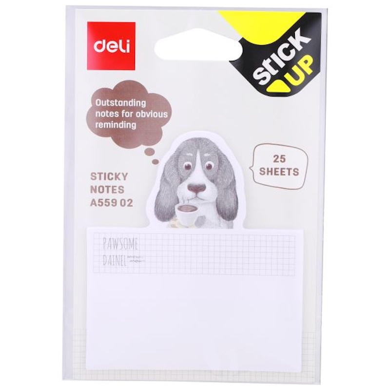 Deli Stick Up Sticky Notes 75 x 84mm (25 sheets) (A559b)