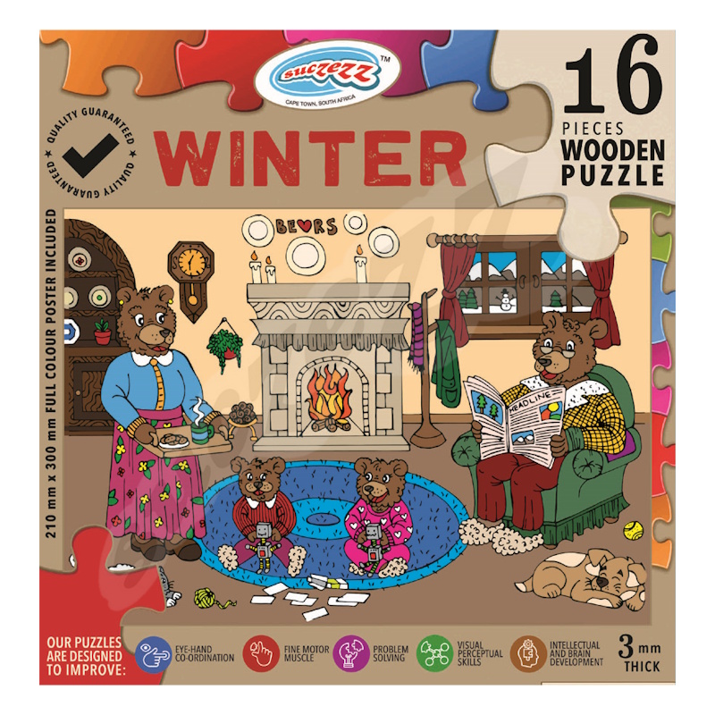 Winter Wooden Puzzle (16 piece)