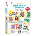 Wooden Wild Animals Dominoes