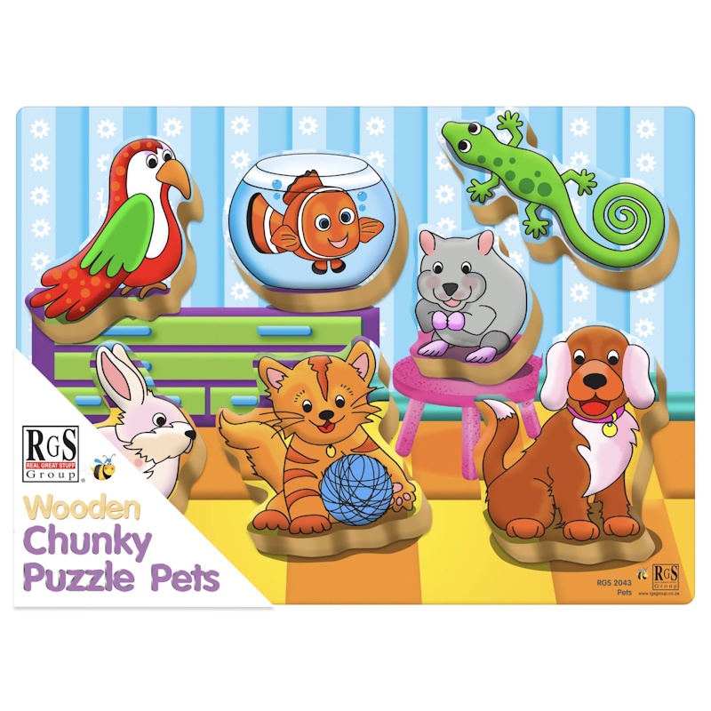 Pets Chunky Puzzle (8 piece)