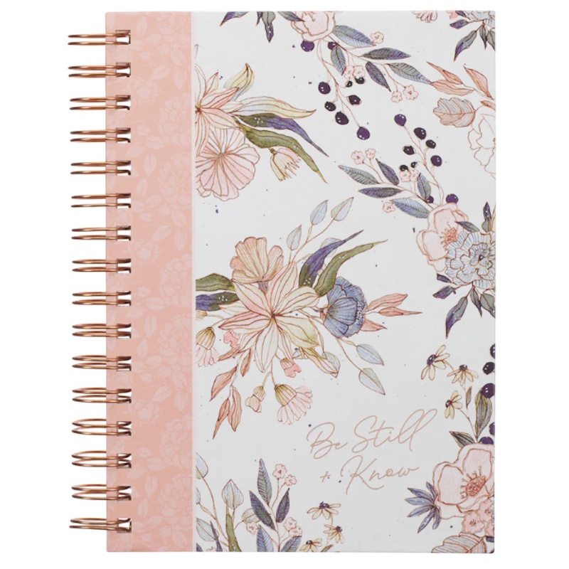 Be Still and Know Floral Wirebound Journal (JLW235)