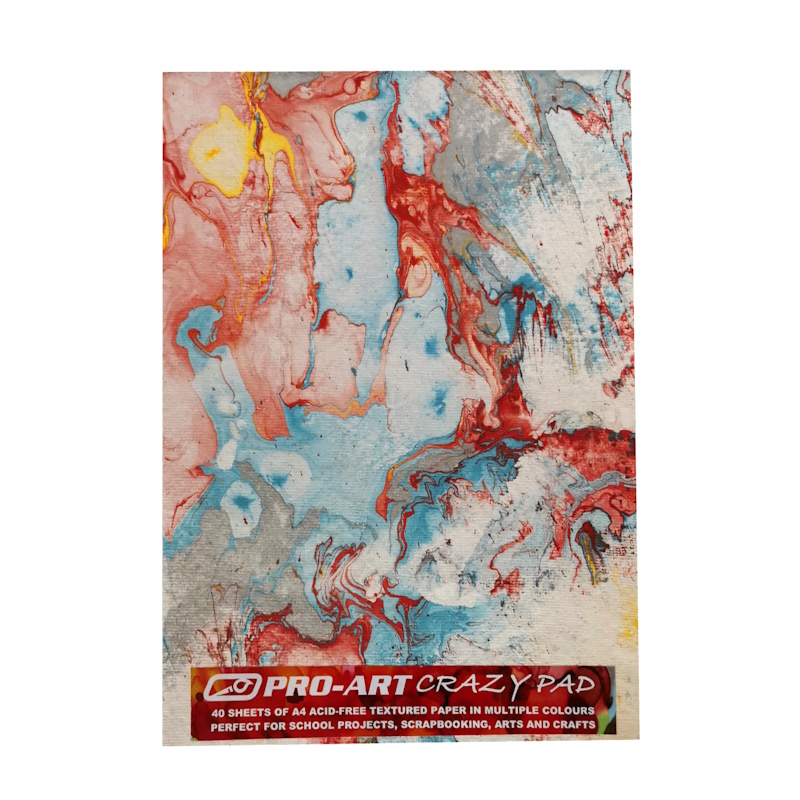 Pro-Art Crazy Pad Textured A4 Paper (40 sheets)