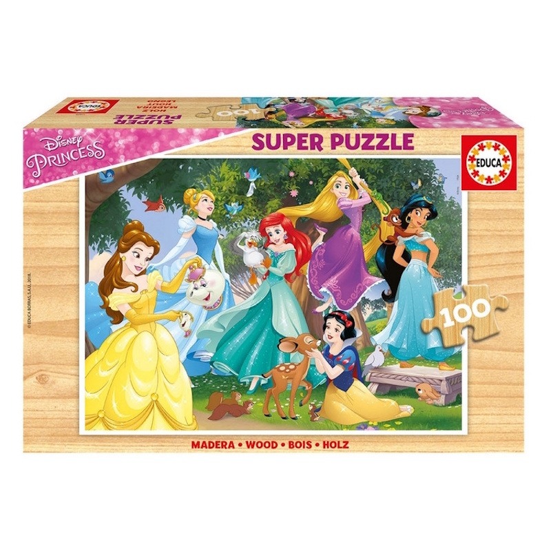 Disney Princesses Wooden Puzzle (100 pieces)