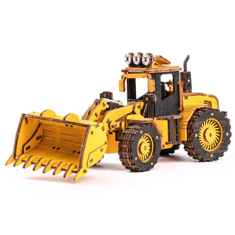 ROKR Bulldozer Engineering Vehicle 3D Wooden Puzzle (211 pieces)