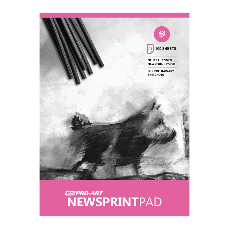 Pro-Art Newsprint Pad A4 48gsm (100 sheets)