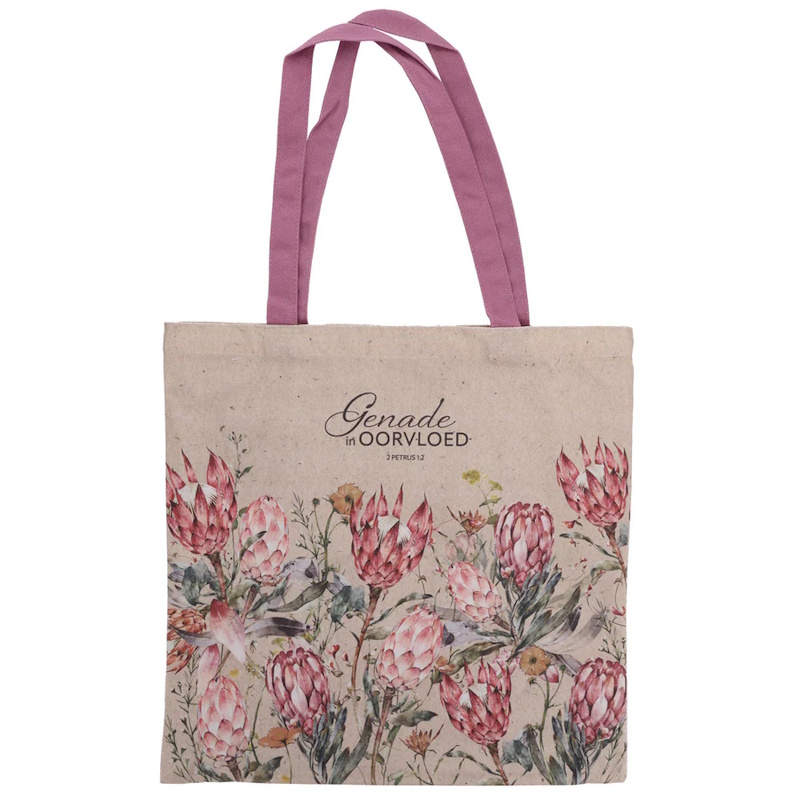 Genade in Oorvloed Canvas Tote Bag (TOT237)