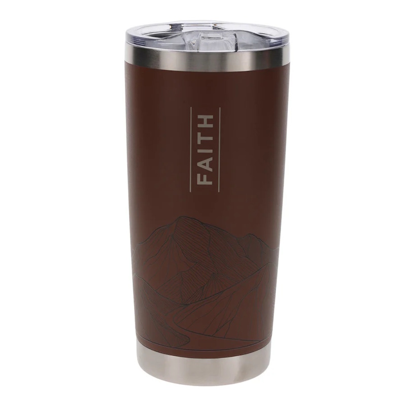 Faith Mountains Stainless Steel Travel Mug (SMUG322)