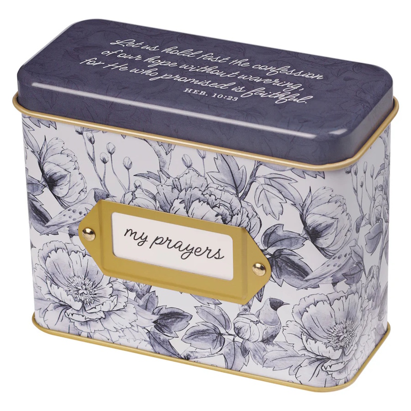Floral Promise Prayer Cards in a Tin (TIN053)