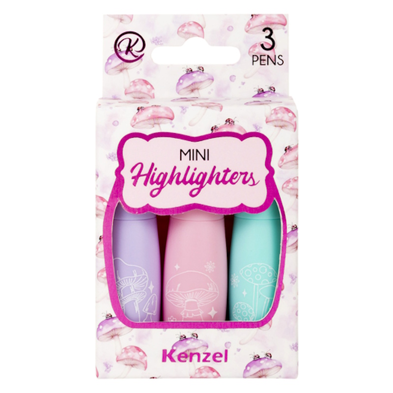 Kenzel Mini Highlighter Set (3) (HLF25302)