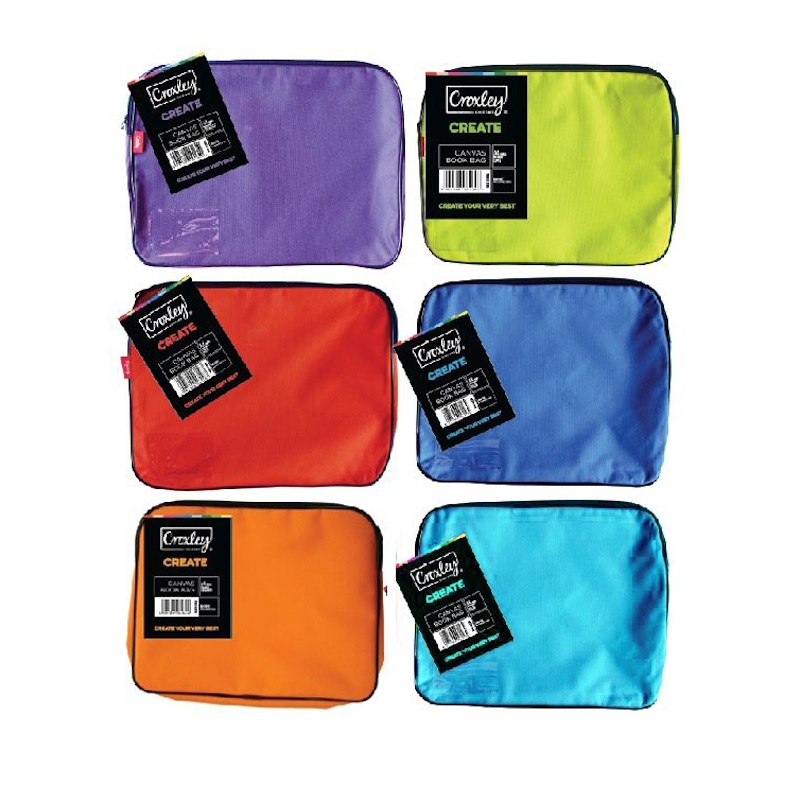 Croxley Gusset Canvas Book Bag