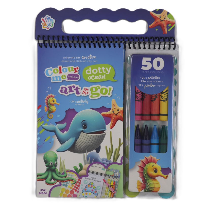 Colour Me Activities Art on the Go (dotty ocean)