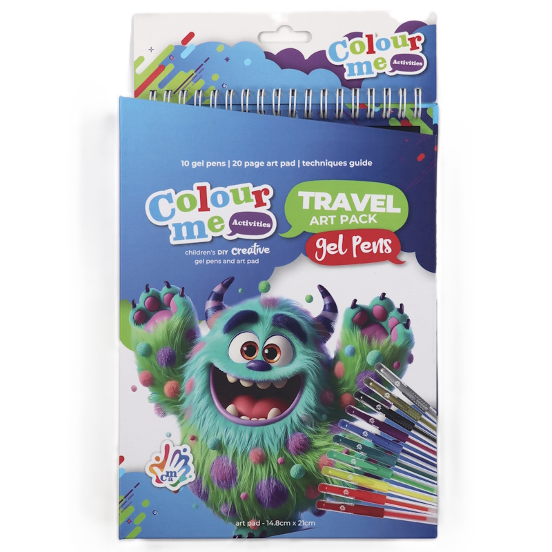 Colour Me Activities Travel Art Pack Gel Pens