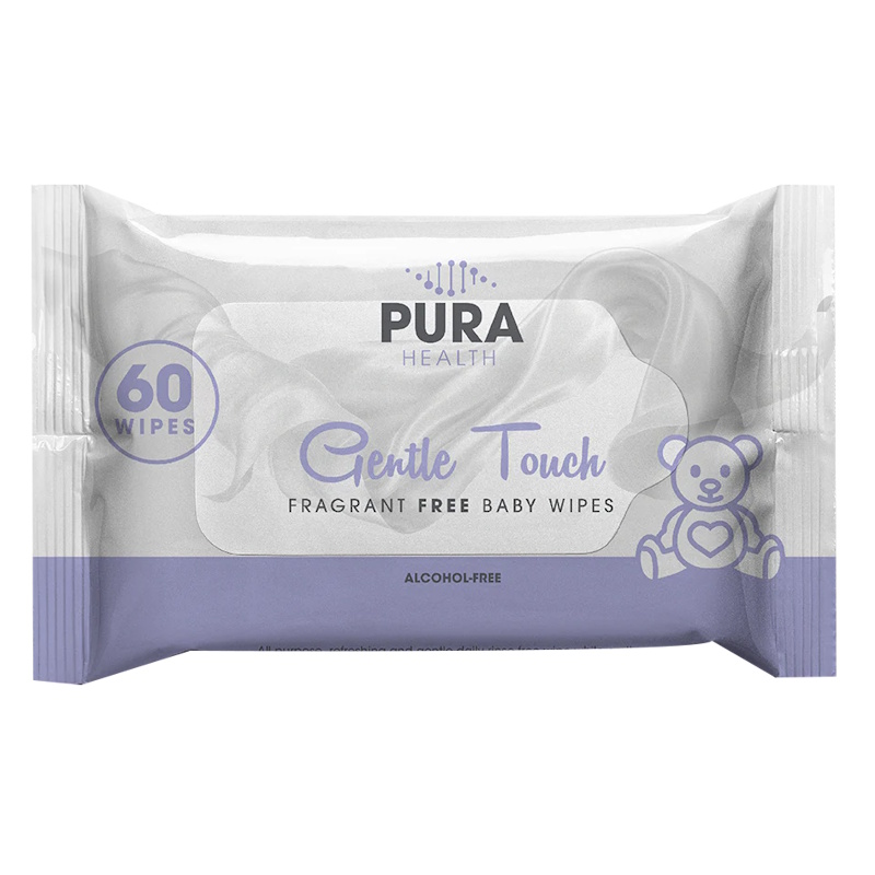 Pura Health Fragrance Free Wipes (60)