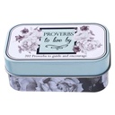 Proverbs To Live By Scripture Cards in a Tin (TIN005)