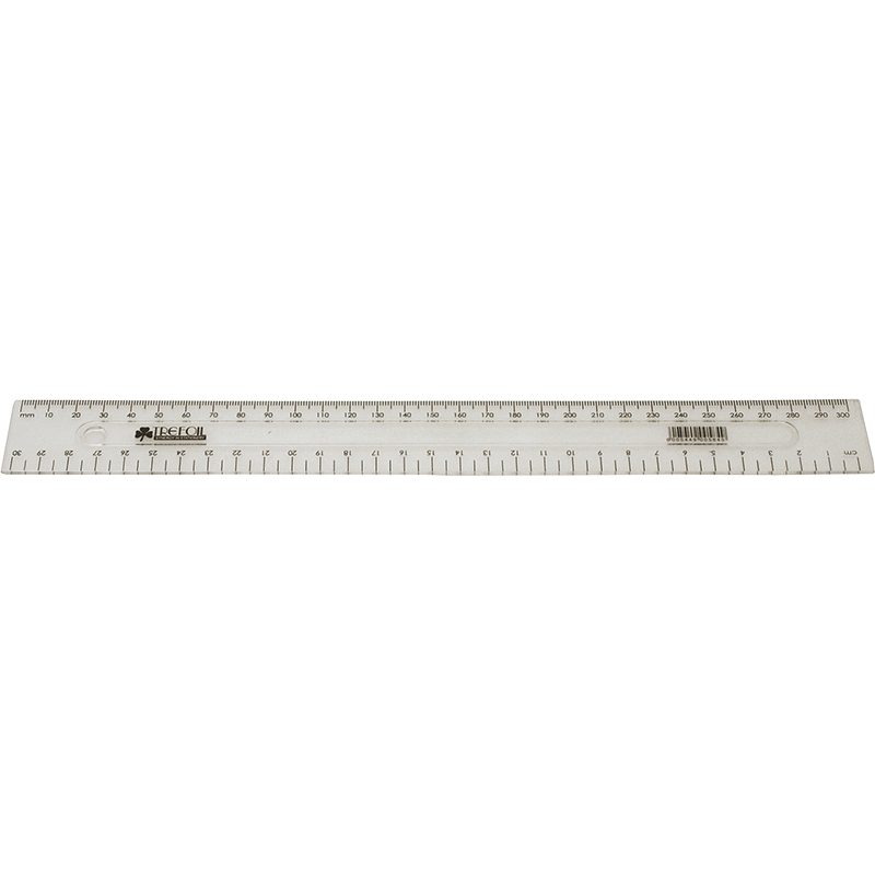 Trefoil Clear Ruler 30cm