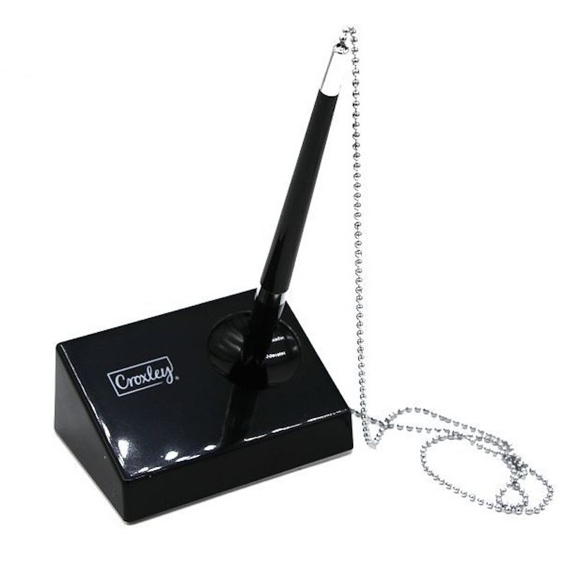 Croxley Ballpoint Pen Desk Set (black)