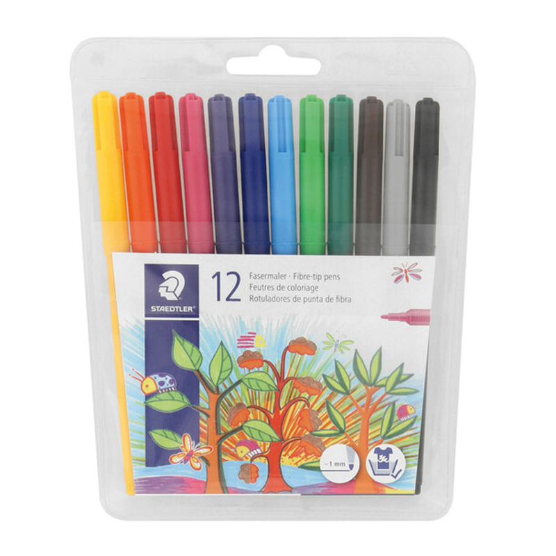 Staedtler Fibre Pens (12)