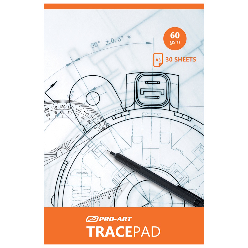 Pro-Art Trace Pad 60gsm (30 sheets)