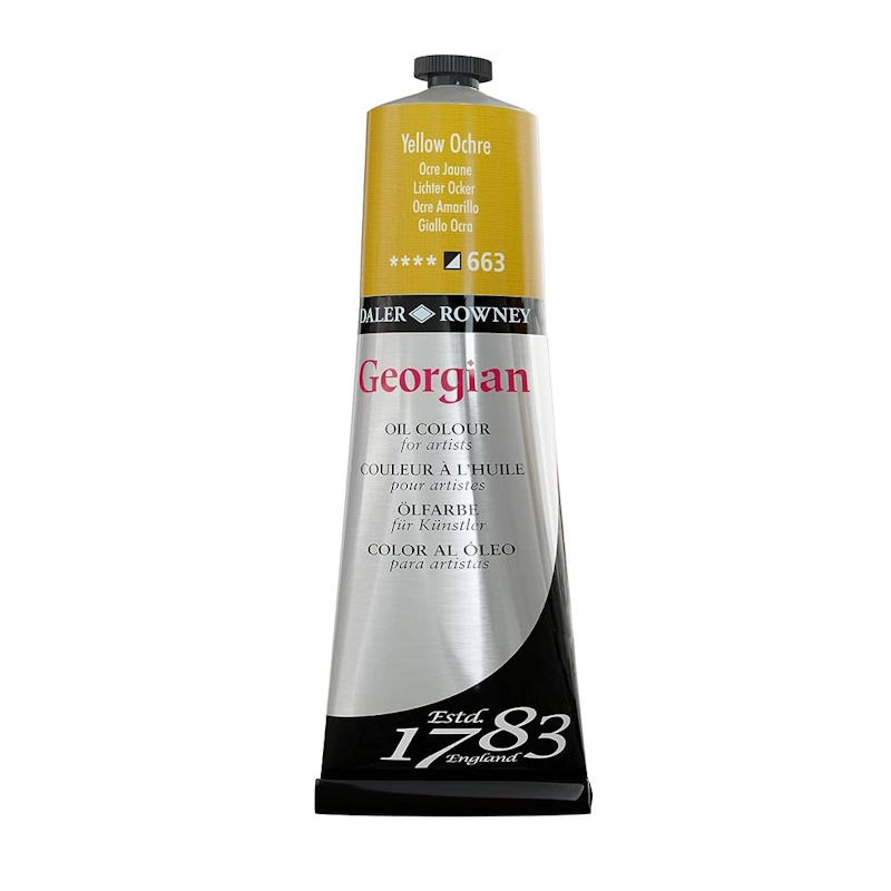 Daler Rowney Georgian Oil Paint 38ml (yellow ochre)