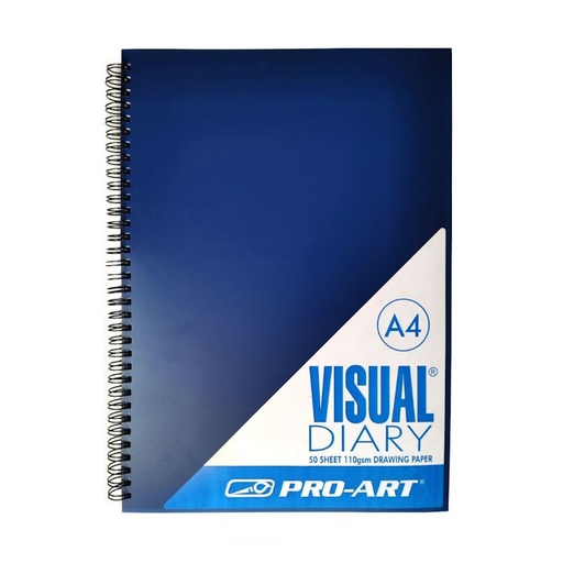 Pro-Art Visual Diary with White Paper A3 110gsm (50 sheets)