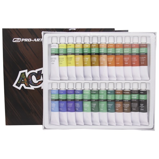 Pro-Art Acrylic Paint Set (24 colours)