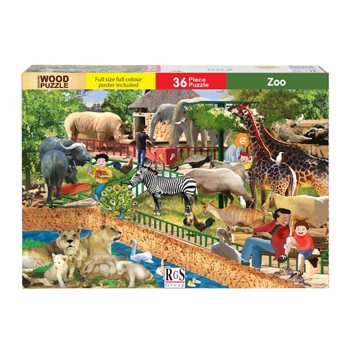 Zoo Wooden Puzzle (36 pieces)