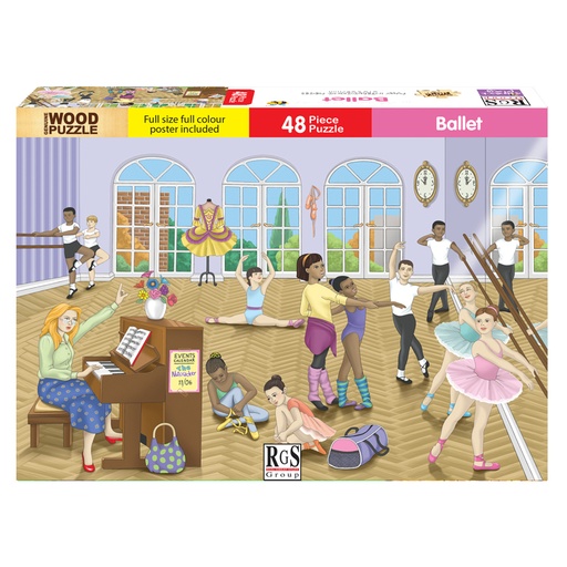 Ballet Wooden Puzzle (48 pieces)