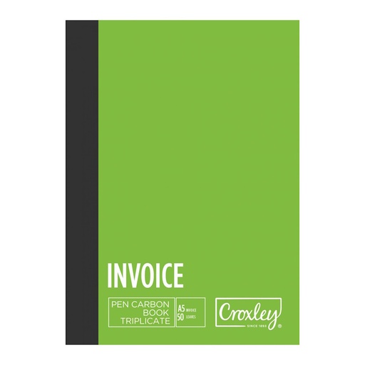 Croxley Triplicate Invoice Book A5 (JD66BO) (50)