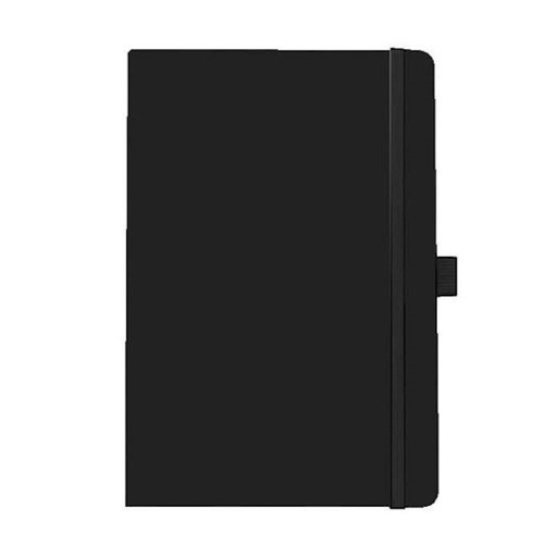 Donau Journal A5 (black) (192 lined cream pages)