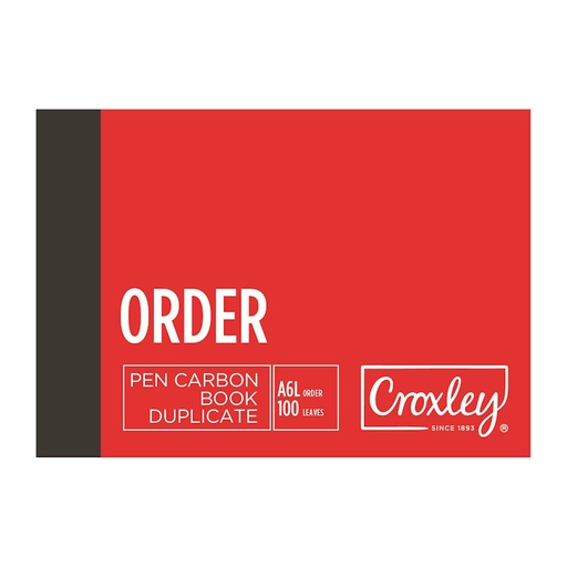Croxley Duplicate Order Book A6 (JD16PS)