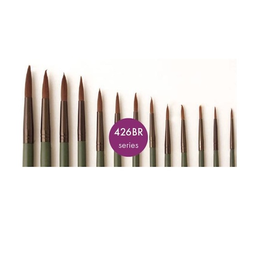 Pro-Art Nylon Brush Green Short Round (426BR)