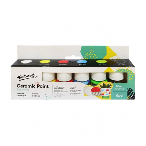 Mont Marte Ceramic Paint (6 x 20ml)