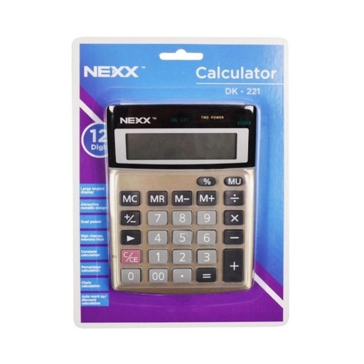 Nexx DK-221 Calculator 12 Digit