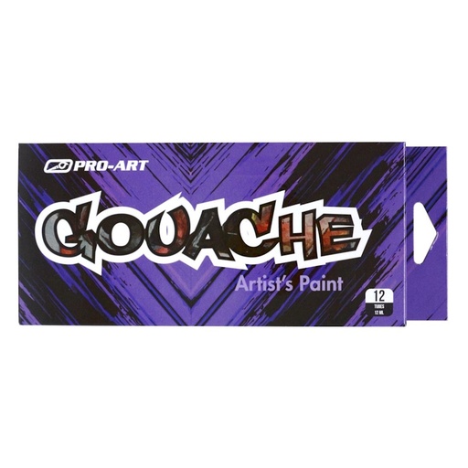 Pro-Art Gouache Paint Set (12 colours)