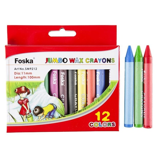 Foska Wax Crayons (12)