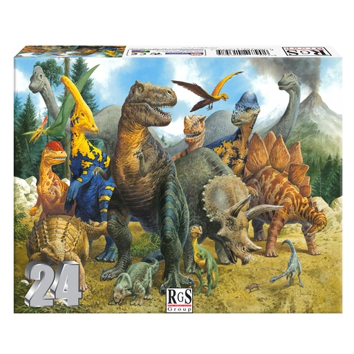 Jurassic Finest Cardboard Puzzle (24 pieces)